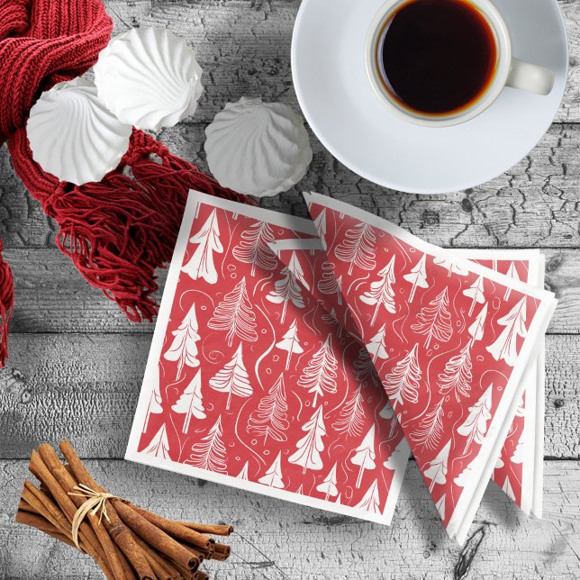 Red Christmas Pattern#6 ID1009 Serviette (Von Creator hochgeladen)