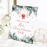 Red Christmas Santa Baby Dusche Hot Chocolate Bar Sockelschild<br><div class="desc">Das Red Christmas Santa Baby Shower Hot Chocolate Bar Poster sorgt für eine heimelige und festliche Touch Ihrer Babydusche! Dieses Poster mit einem fröhlichen Design mit roten Weihnachtsakzenten und den Elementen des Weihnachtsmanns lädt zum Verweilen bei einer gemütlichen heißen Schokolade-Bar ein. Ideal, um eine einladende, saisonale Atmosphäre zu schaffen, ist...</div>