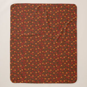 Red Christmas Sherpa Blanket - Gemütliches klassis Sherpadecke