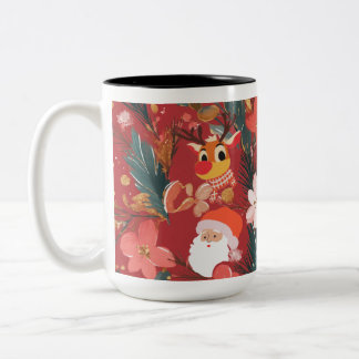 Red Christmas Tasse Design