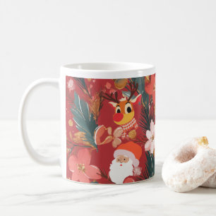 Red Christmas Tasse Design