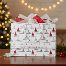 Red Christmas Tree Pattern#5 ID1009