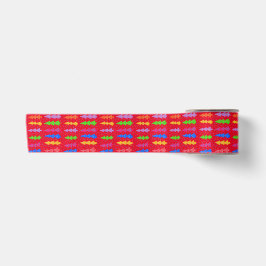 Red Christmas Tree Pop Art Satinband