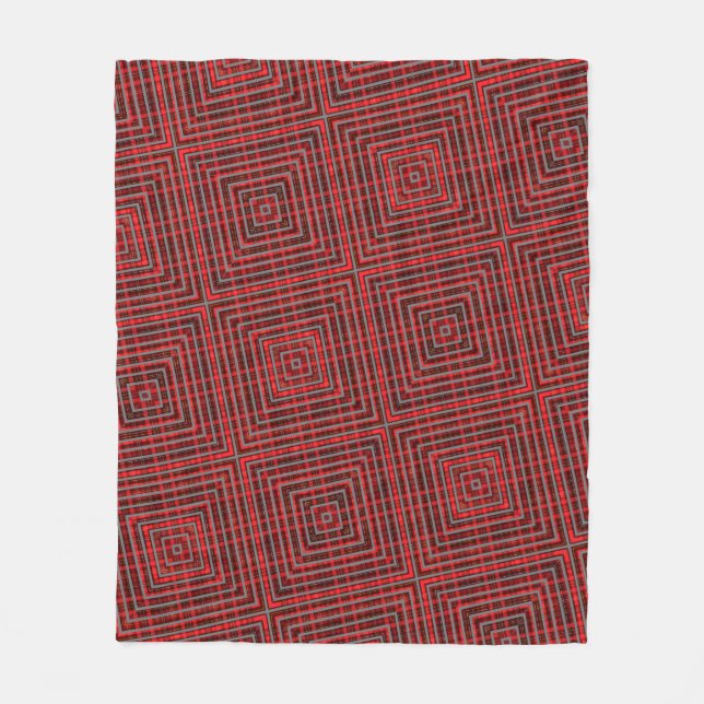 red chritmas happy day candy background fleecedecke (Vorderseite)