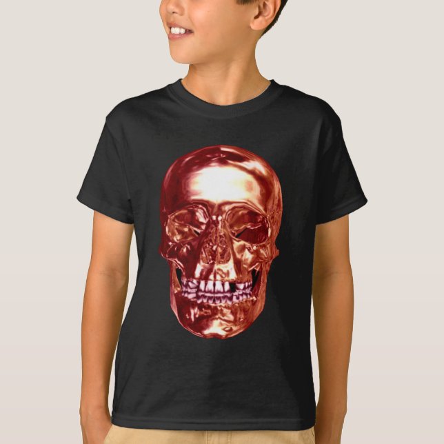 Red Chrome Skull Shirt (Vorderseite)