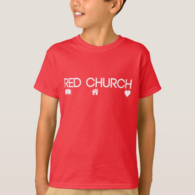 RED Church Three Pillars (Kids) T-Shirt (Vorderseite)