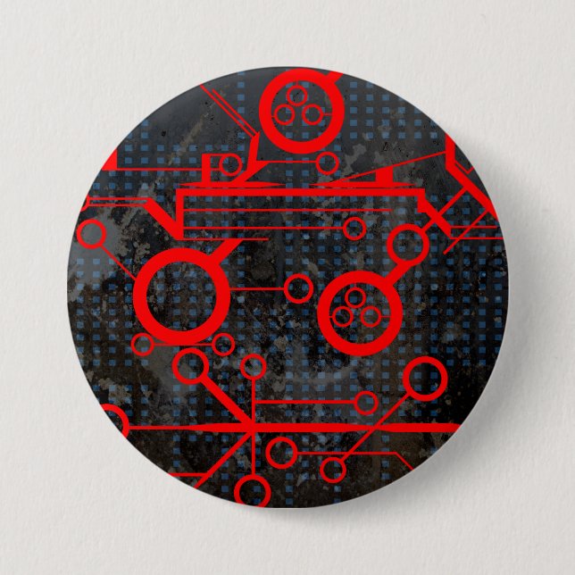 Red Circuit Button (Vorderseite)