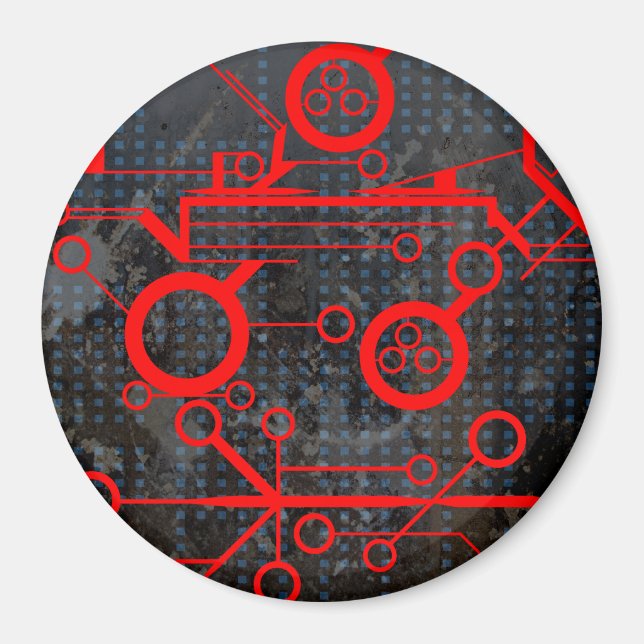 Red Circuit Magnet (Vorne)