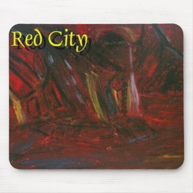 RED CITY MOUSEPAD (Vorne)