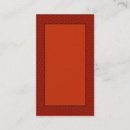 Red Classic individuell anpassbare Visitenkarten Visitenkarte