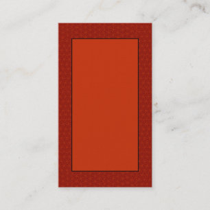 Red Classic individuell anpassbare Visitenkarten Visitenkarte