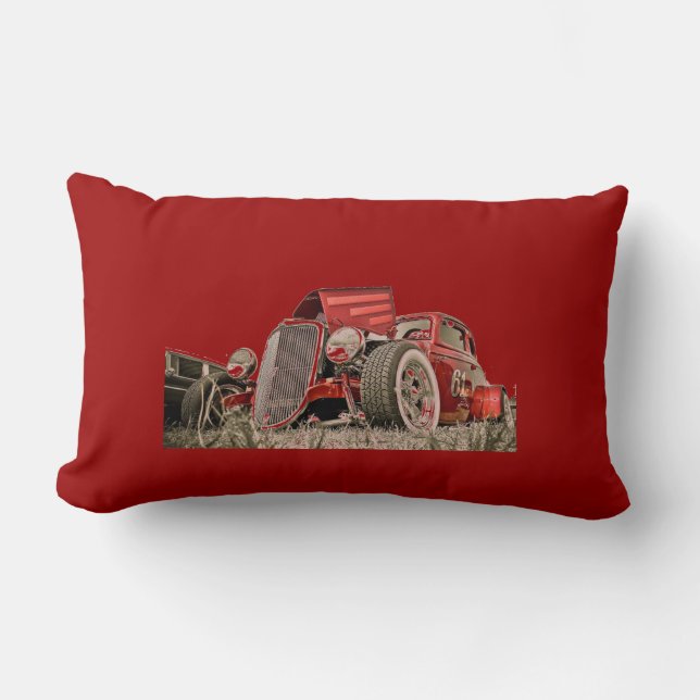 Red Classictic Sammler Vintage Car Kissen (Vorderseite)