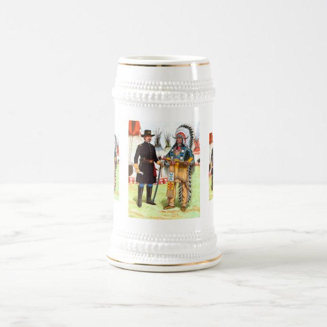 Red Cloud, Chef der Oglala Sioux Bierglas (Mittel)