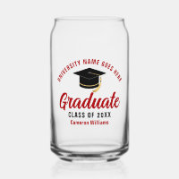 Red College Graduate Nom du diplômé personnalisé