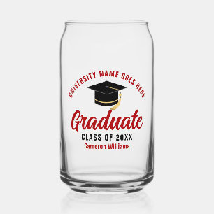 Red College Graduate Nom du diplômé personnalisé