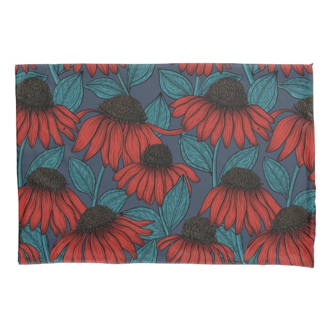 Red Conefwers Kissenbezug (Vorderseite-Links)