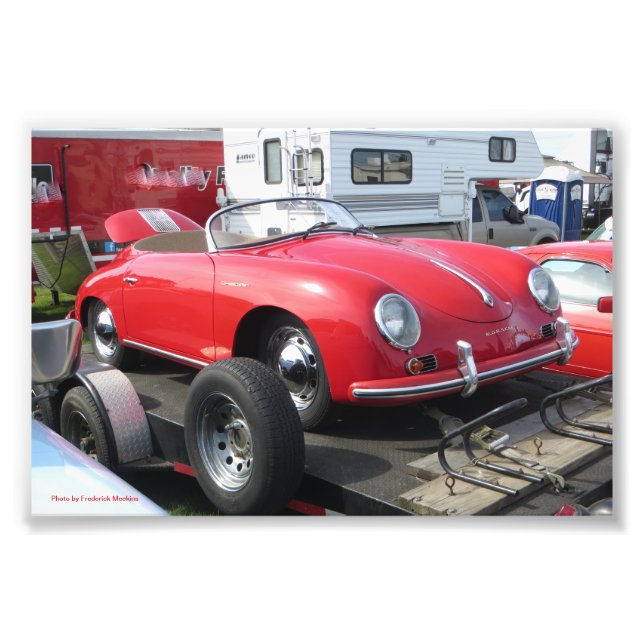 Red Convertible Fotodruck (Vorne)