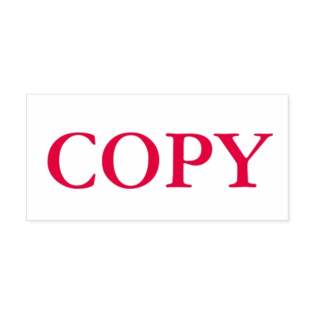 Red Copy Permastempel (Design)