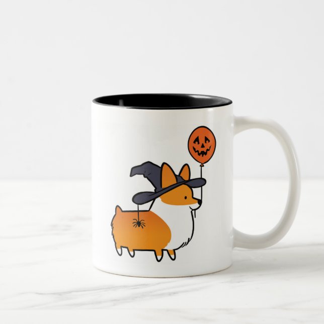 Red Corgi Halloween Tasse | CorgiThings (Rechts)