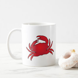 Red Crab Kaffeetasse