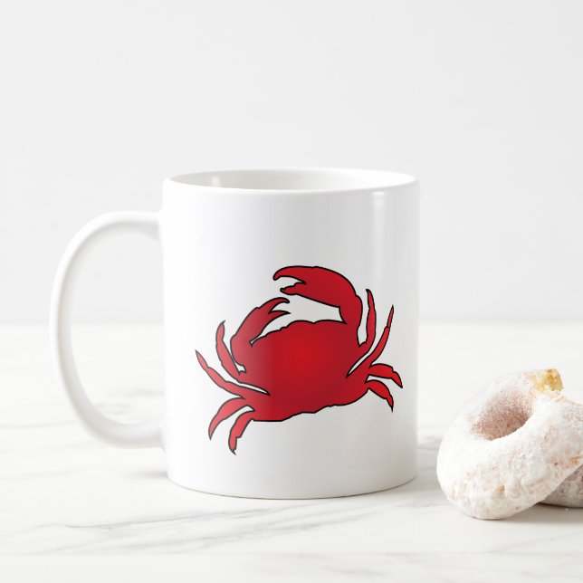 Red Crab Kaffeetasse (Mit Donut)