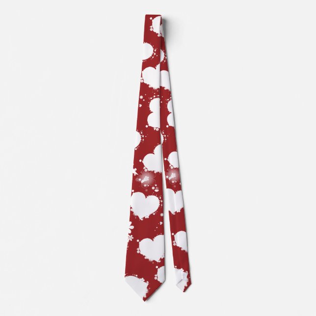 Red Cravate White emo Hearts (Devant)