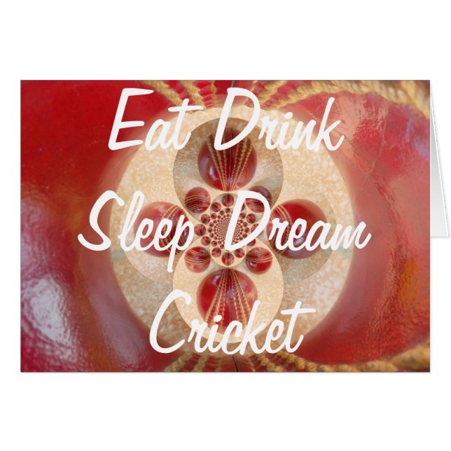 Red Cricket Balls Design (Vorderseite (Horizontal))