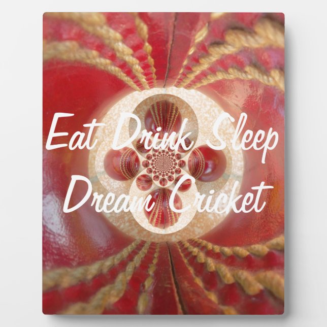 Red Cricket Balls Design Fotoplatte (Vorderseite)