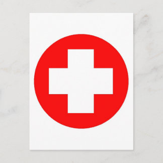 Red Cross Produkte & Designs! Postkarte