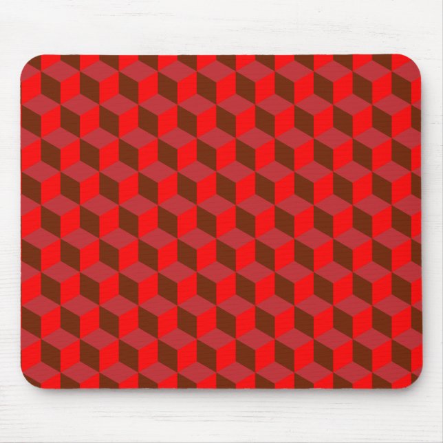 Red Cubes Mousepad (Vorne)