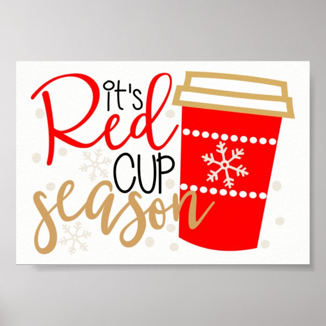 Red Cup Season Poster (Vorne)