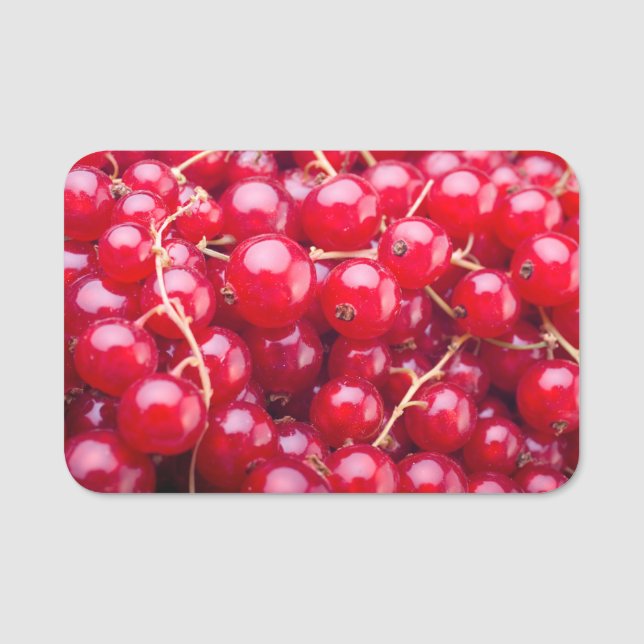 Red Currant Namensschild (Vorderseite)
