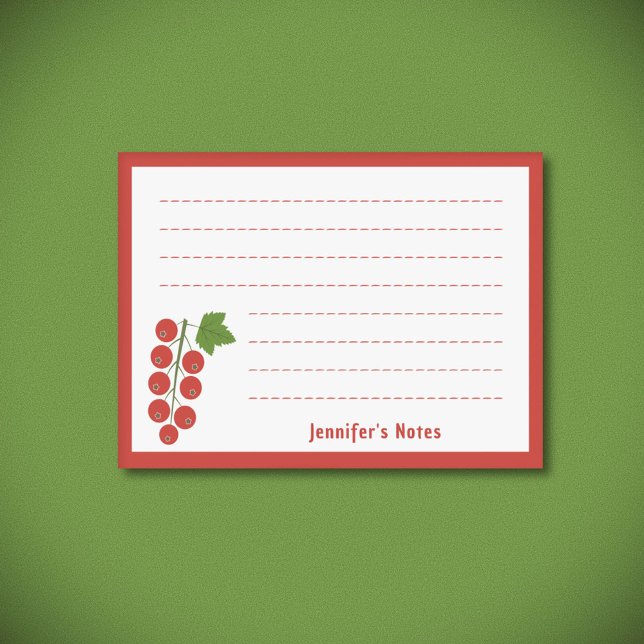 Red Currant Post-it Klebezettel (Red Currant Post-it Notes)