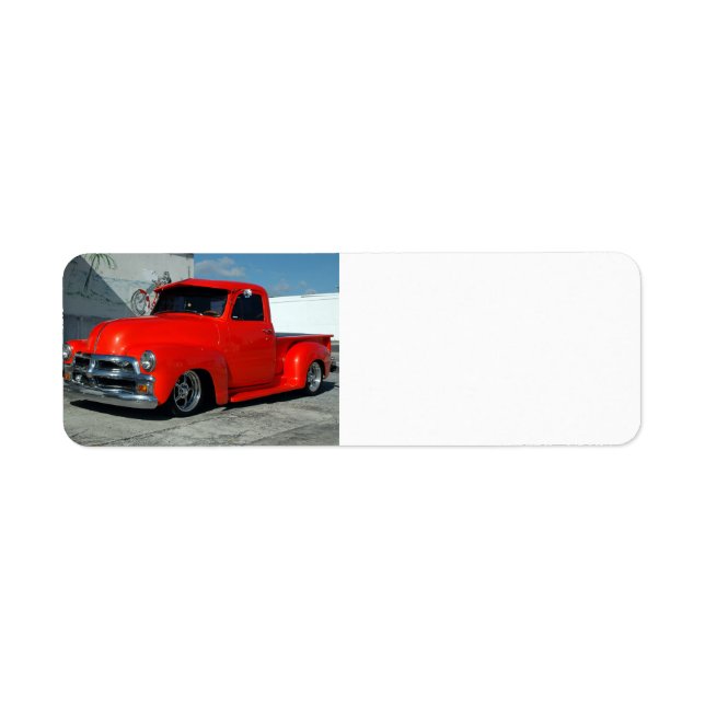 Red Customize Lieferwagen Truck (Vorne)