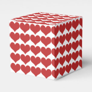 Red Cute Hearts Motifs Ballotins