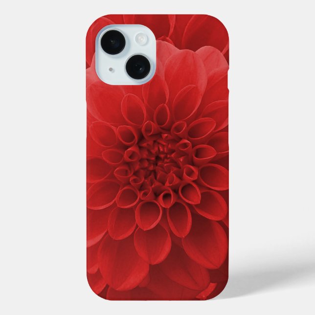 Red Dahlia Case-Mate iPhone Hülle (Rückseite)