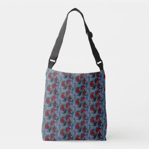 Red Daisies Crossbody Bag Tragetaschen Mit Langen Trägern