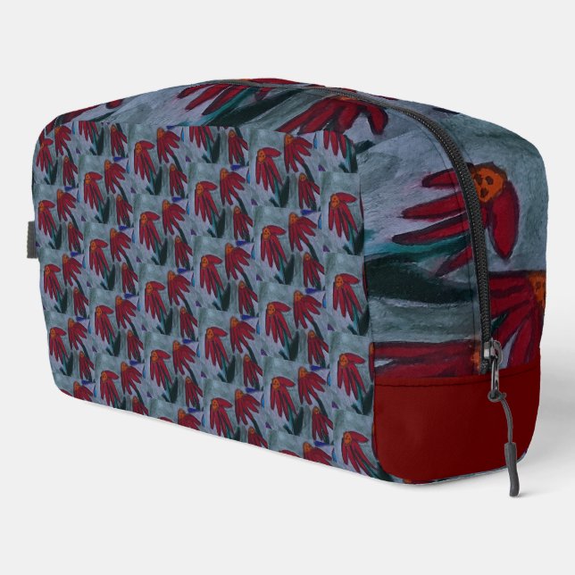 Red Daisies Waschbeutel (Rechte Ecke)