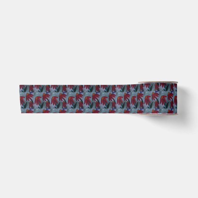 Red Daisy Satinband (Vorderseite)