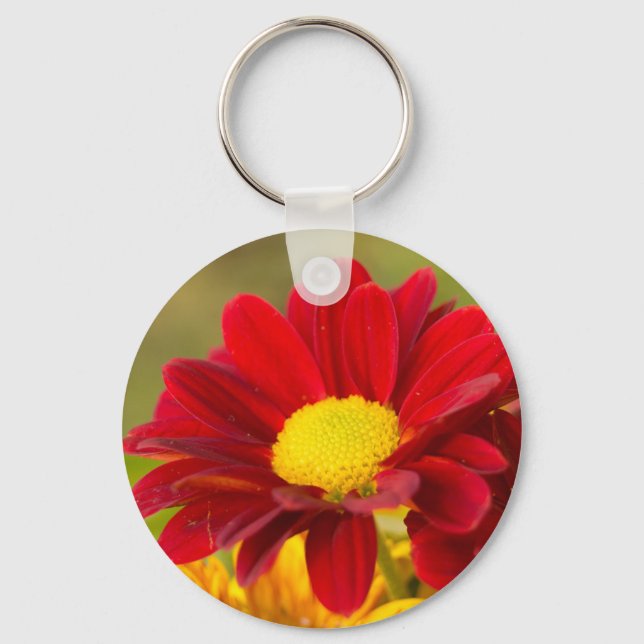 Red Daisy Schlüsselanhänger (Vorderseite)
