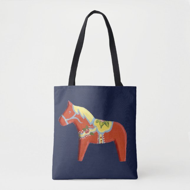 Red Dala Horse Tasche (Vorderseite)