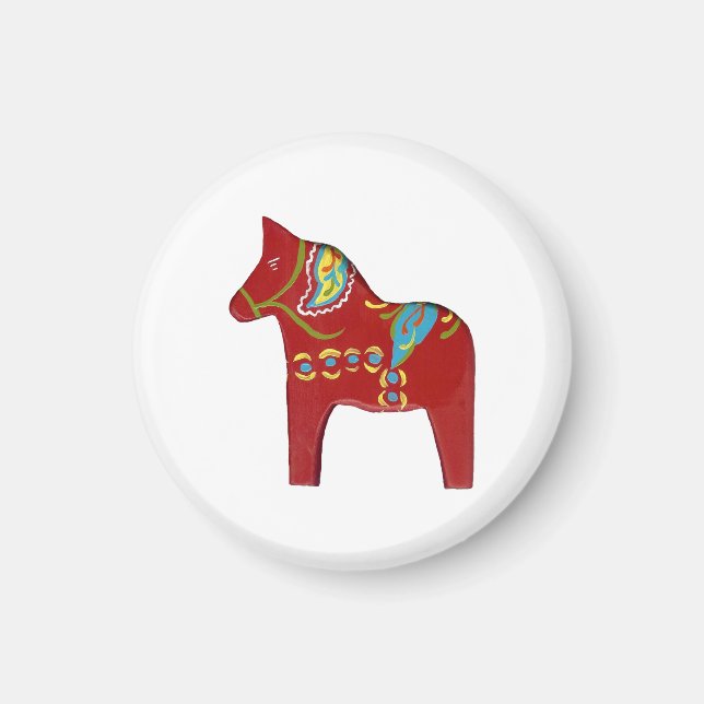 Red Dala Magnet (Vorne)