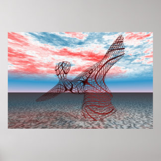 Red Dancer - Großdrucker Poster