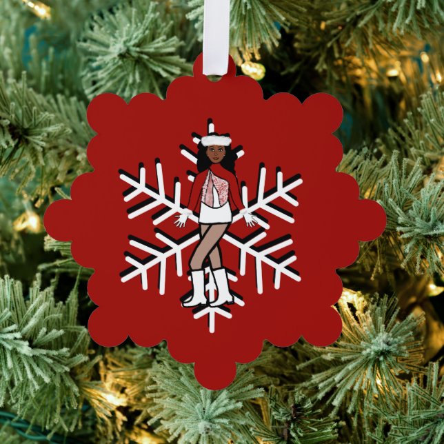 Red Dancer Ornament Karte (Insitu (Baum))
