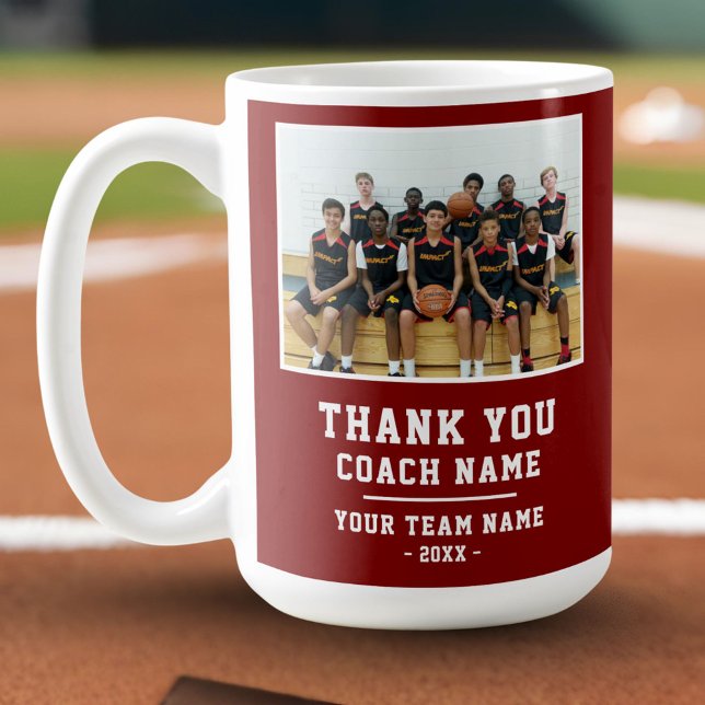 Red Danke, Coach Team Name Foto Kaffeetasse (Von Creator hochgeladen)