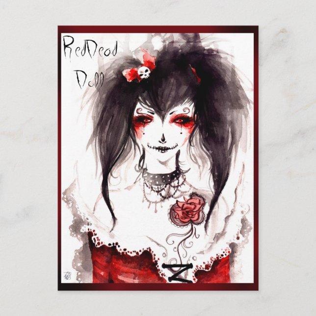 Red Dead Doll Postkarte (Vorderseite)