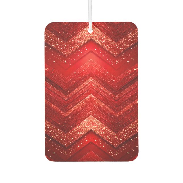 Red Decoration Glitzer Air Freshener Autolufterfrischer (Vorderseite)