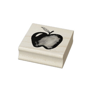 Red Delicious Apple für den Schullehrer Frucht Gummistempel