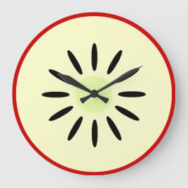 Red Delicious Apple Große Wanduhr