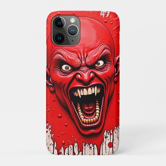 Red Demon Fury Art Case-Mate iPhone Hülle (Rückseite)